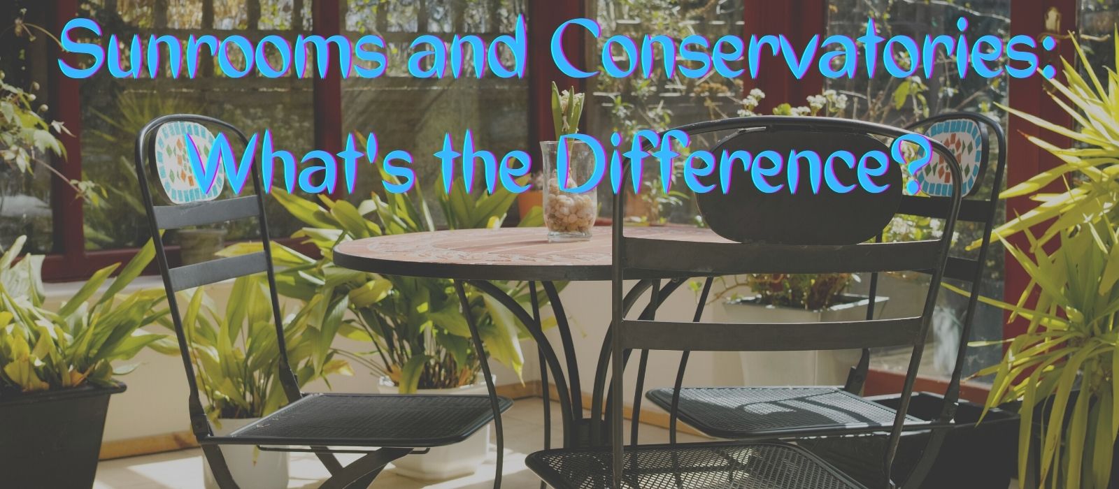 what is the difference between a sunroom and a conservatory